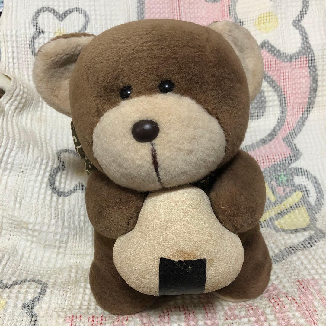 ハニートイズ　クマジロー　約32cm 大きなぬいぐるみ　中古品 昭和レトロ