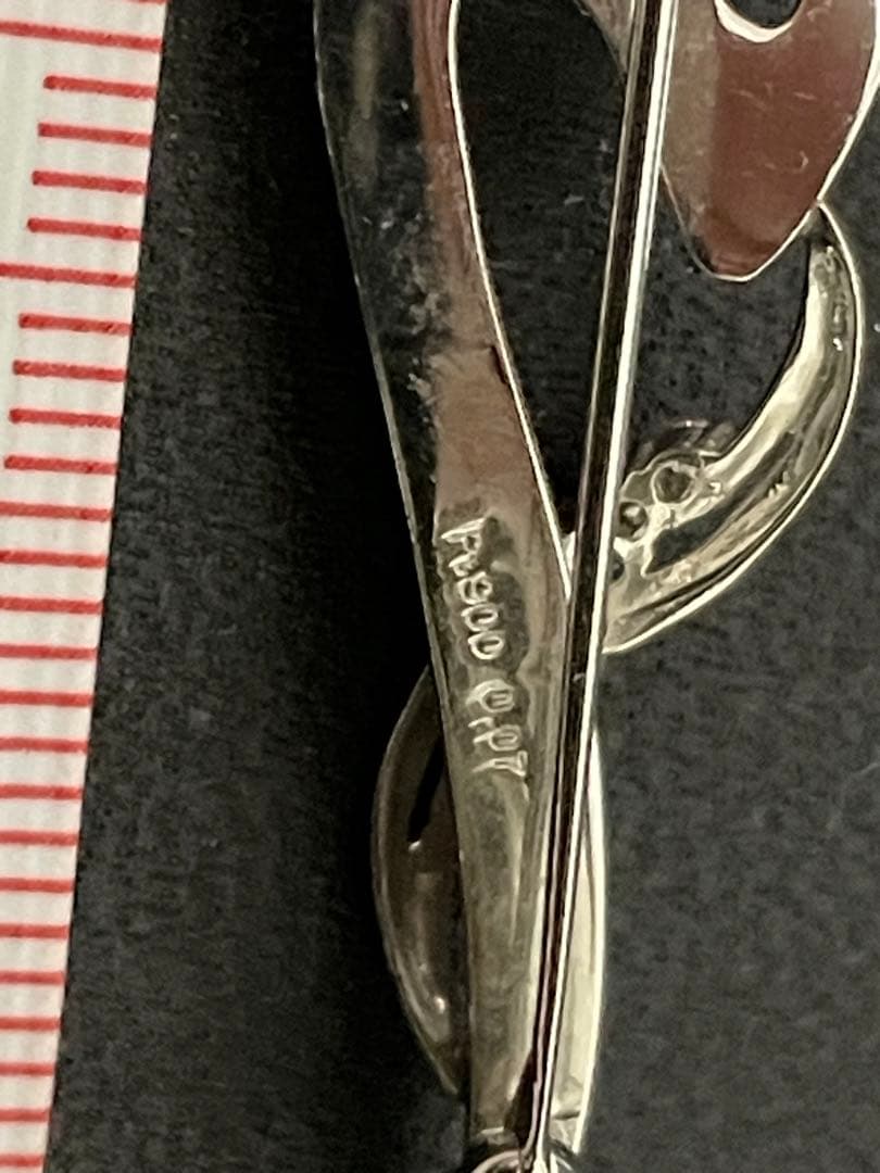 PT900 ダイヤモンド ブローチ