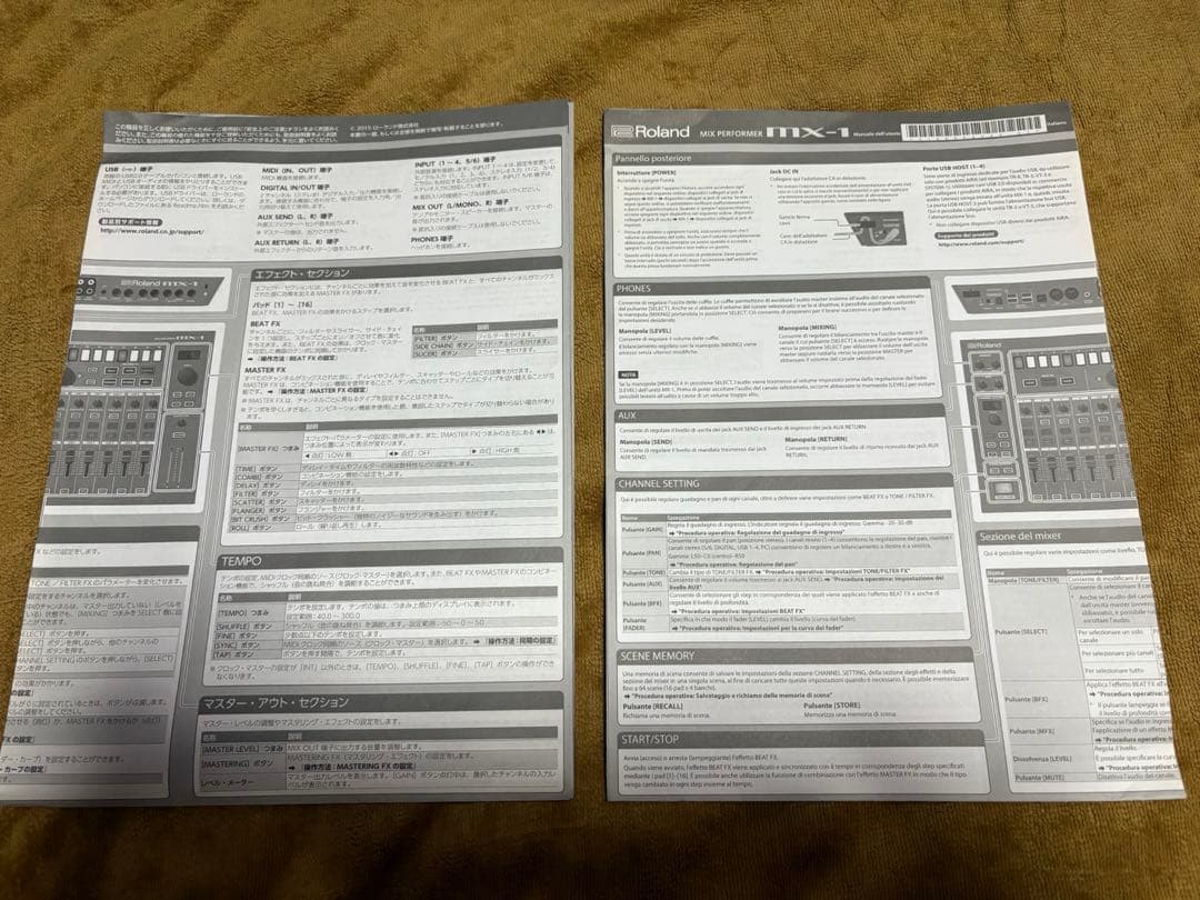 Roland MX-1 ミキサー 【外箱付属　完動品】