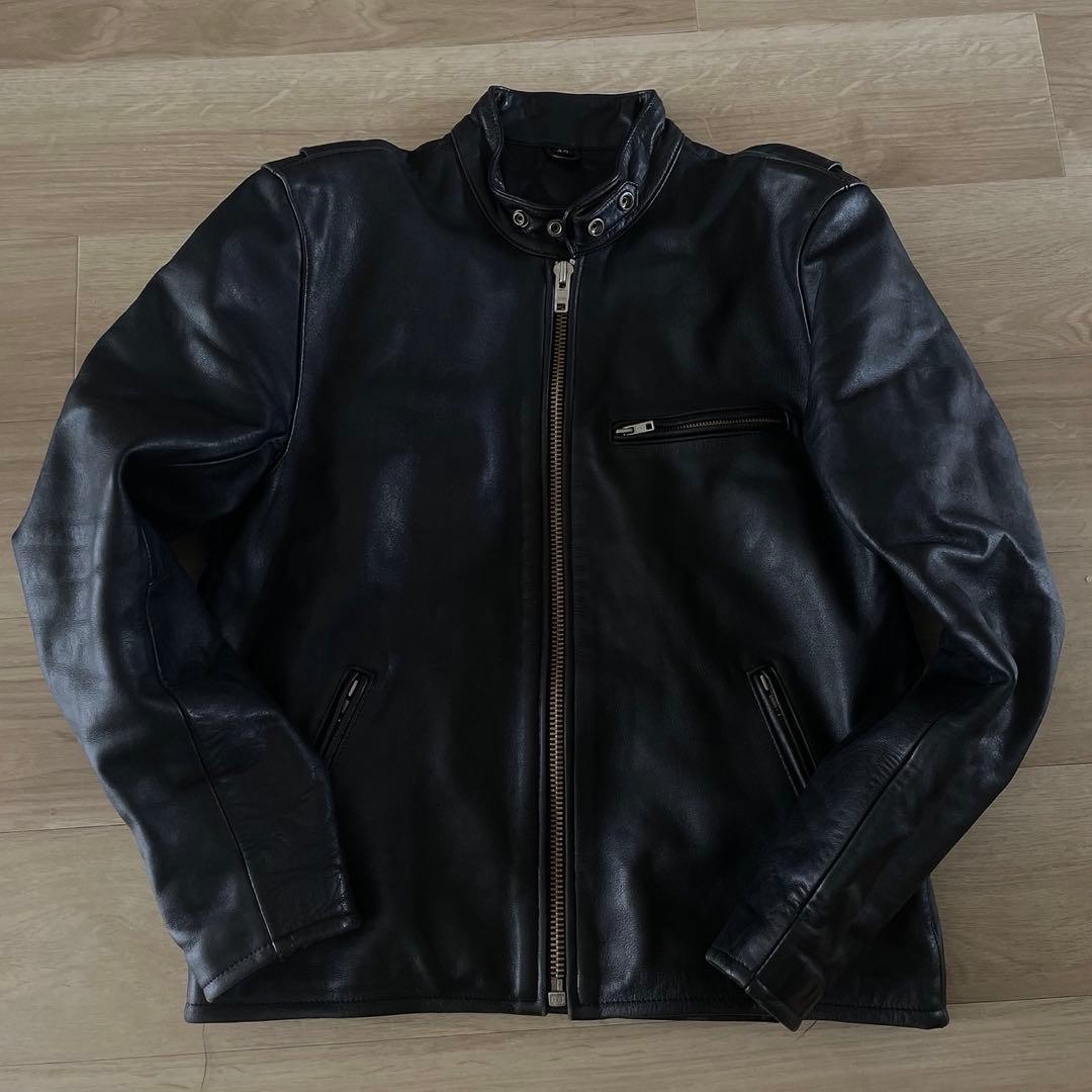 FREEDOM フリーダム ステアハイド シングル ライダースジャケット 42