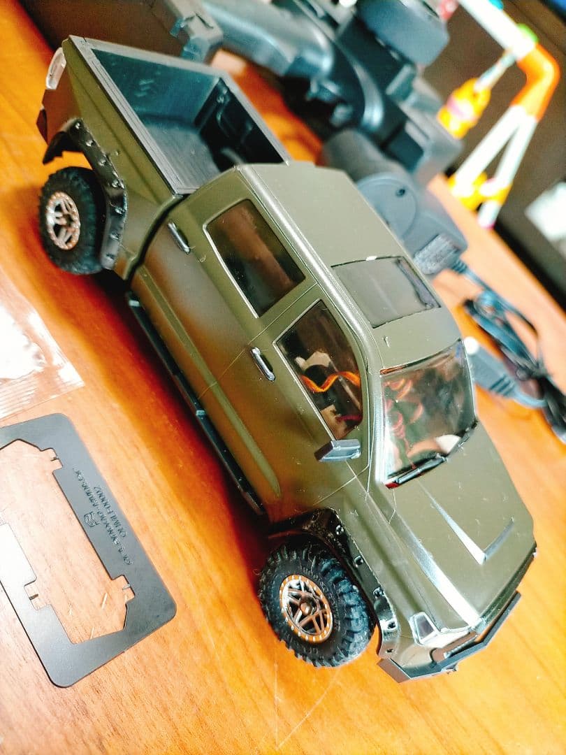 （低走行・灯火類まだ未装）1/32オーランドハンター　トヨタ　タンドラ　セット