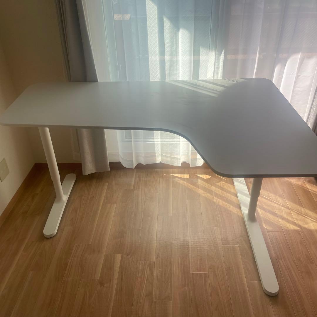 ベカント（BEKANT）コーナーデスク　L字テーブル　右