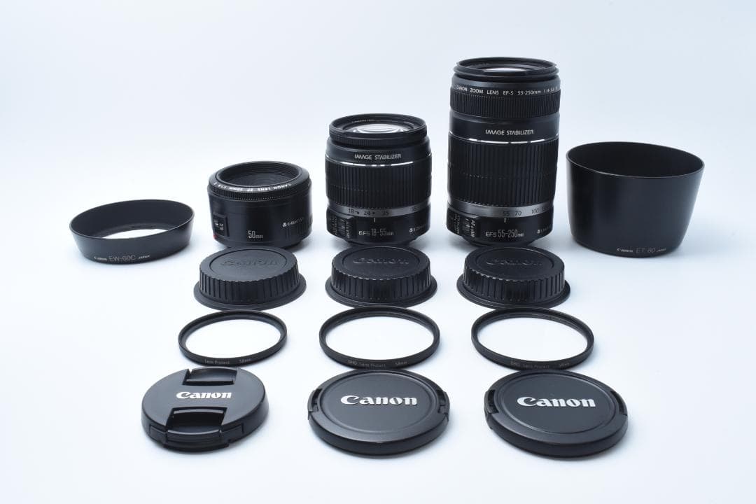 ★美品★ Canon EOS 80D トリプルレンズセット