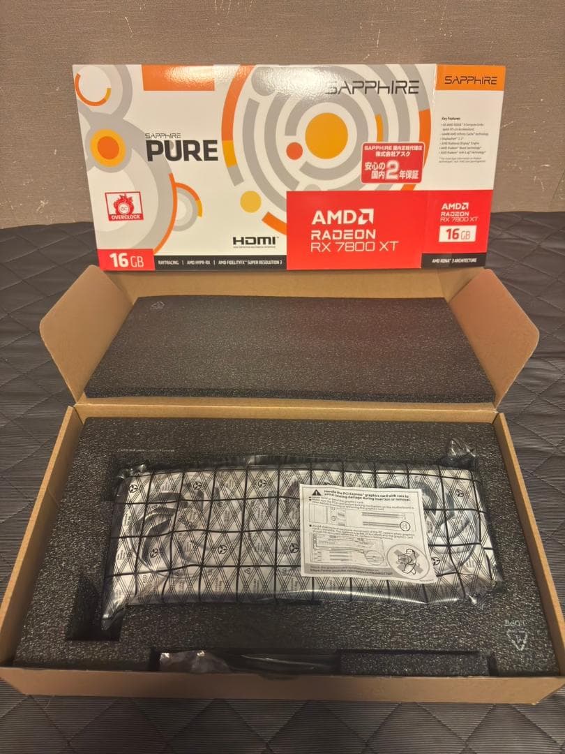 グラフィックボード・グラボ・ビデオカード SAPPHIRE PURE Radeon RX 7800 XT 16GB