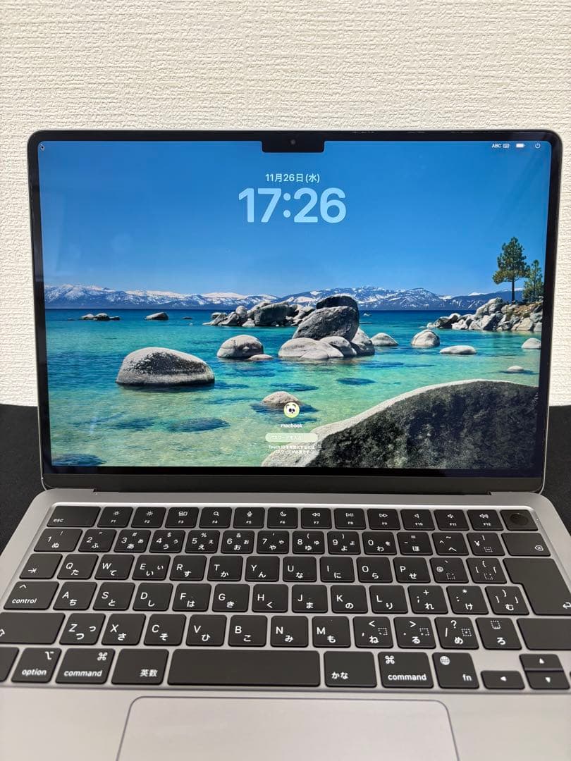 【美品】MacBook Air M2 256GB 8GB バッテリー100%