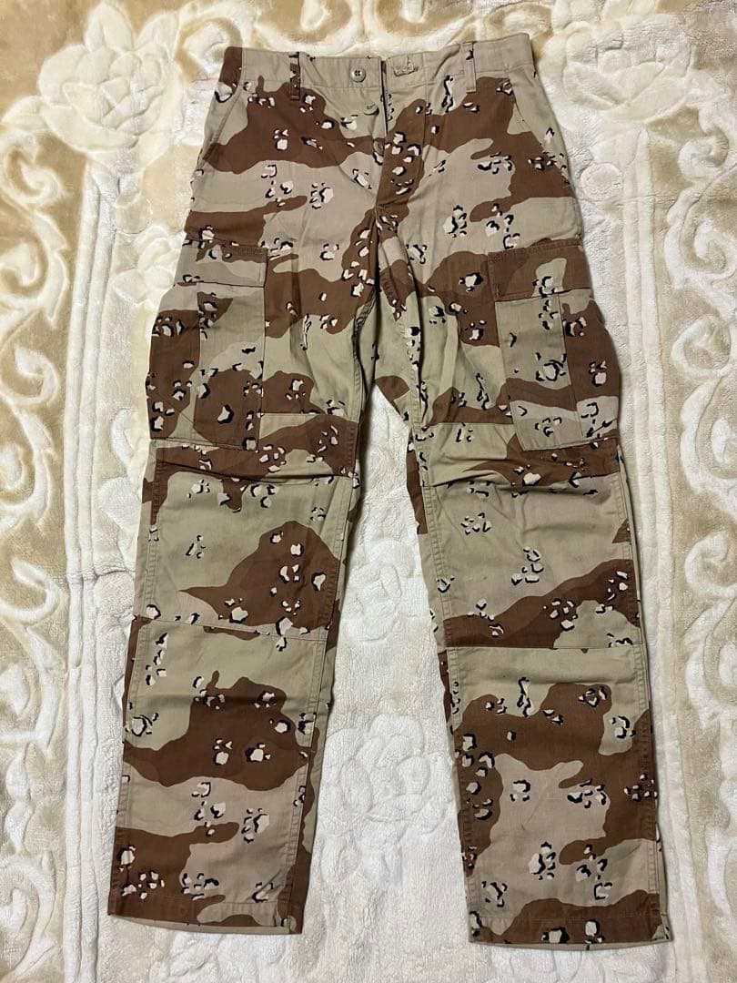 黒　米軍実物　80's ⑤⑤ 6C チョコチップBDU