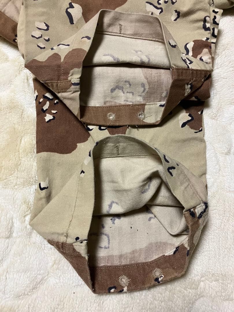 黒　米軍実物　80's ⑤⑤ 6C チョコチップBDU