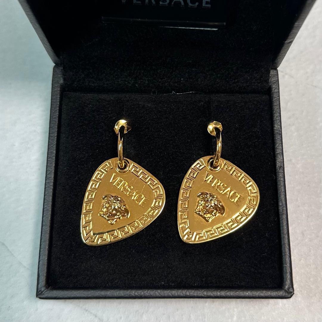 定価7万★正規品 Versace ヴェルサーチ メデューサ ギターピック ピアス