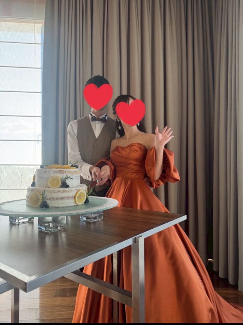 【アップくみさん専用】カラードレスW301DG ＋ パニエセット