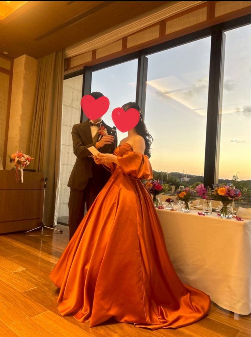 【アップくみさん専用】カラードレスW301DG ＋ パニエセット