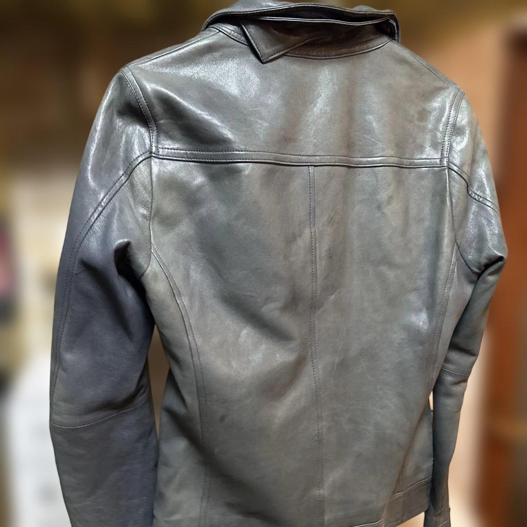 BURBERRY BLACK LABEL シングルライダース Mサイズ ネイビー