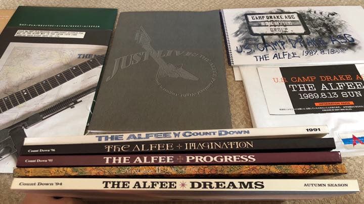 【レア】THE ALFEE パンフレット一式 80-90年代