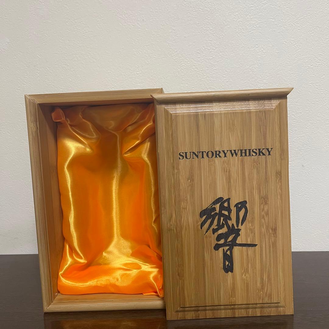 SUNTORY WHISKY 竹製ウイスキーケース空箱