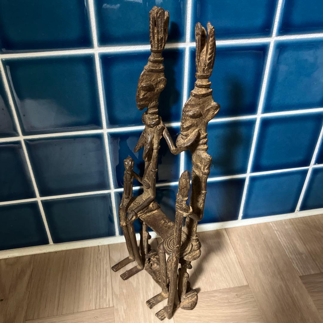 マリ　ドゴン族アフリカンアート 金属製