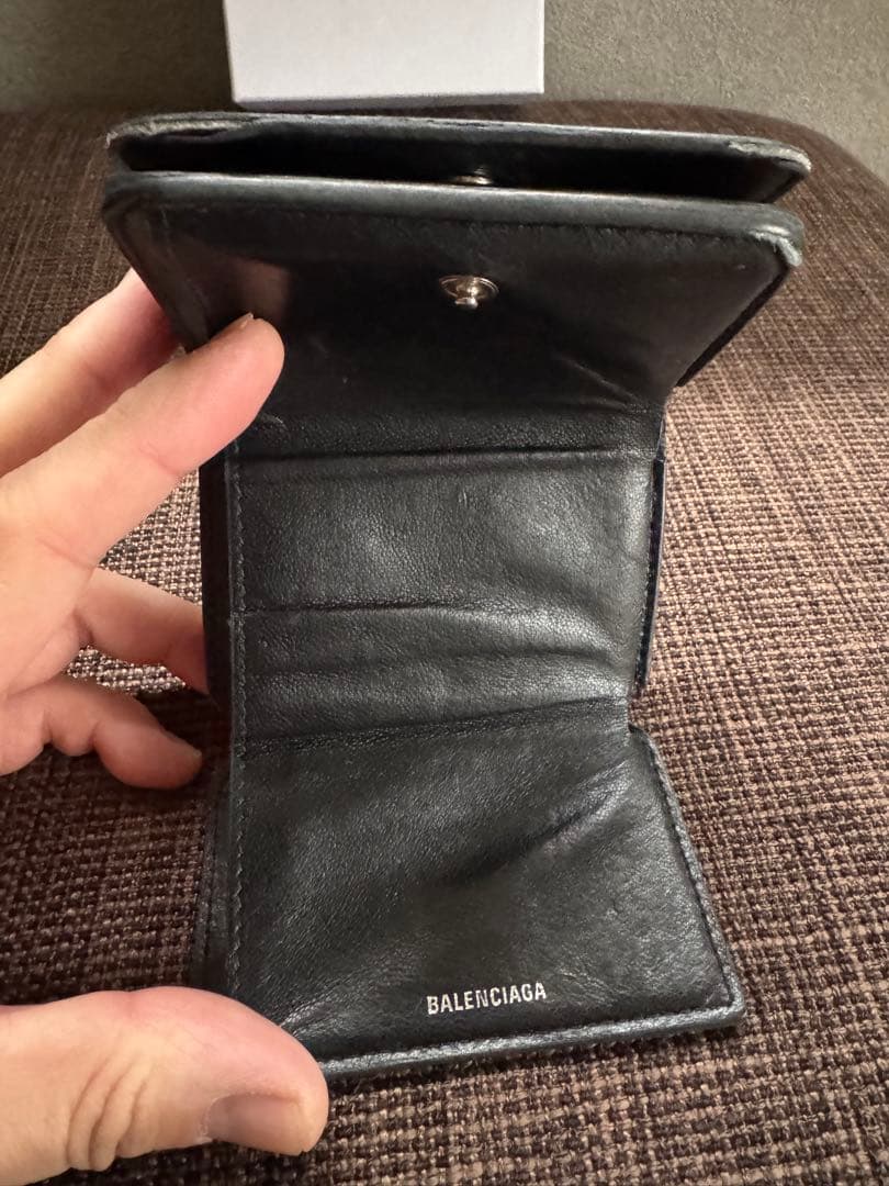 希少❗️バレンシアガ クロコ　ミニ財布