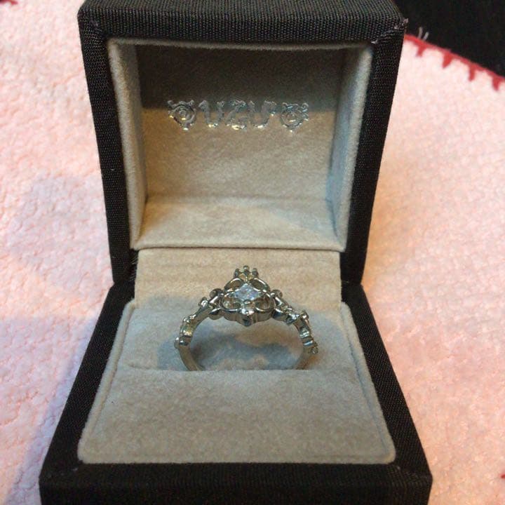 UZU　天然石リング　シルバー　#9 #11