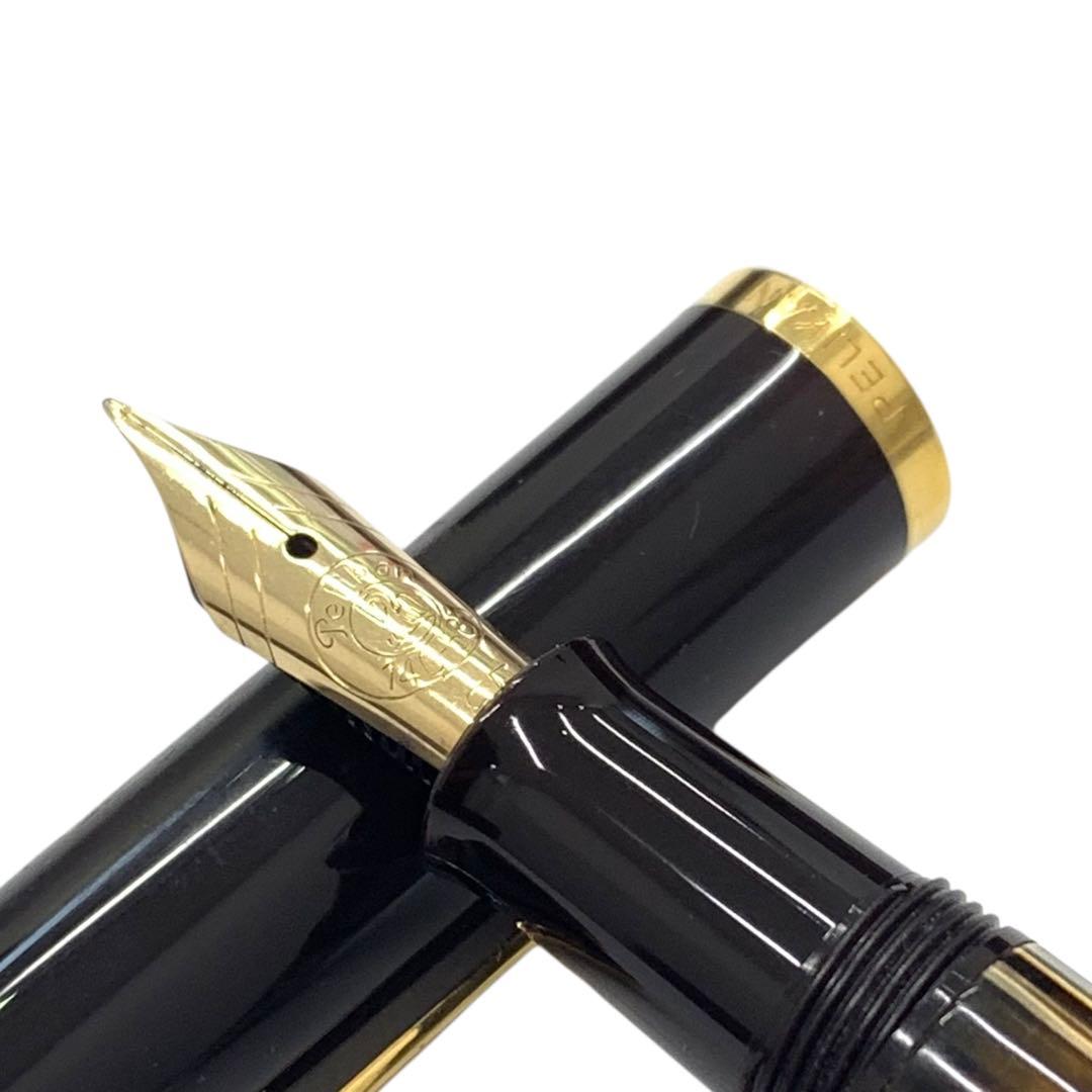 ペリカン スーベレーン M400 14C 585 ペン先 茶縞 万年筆