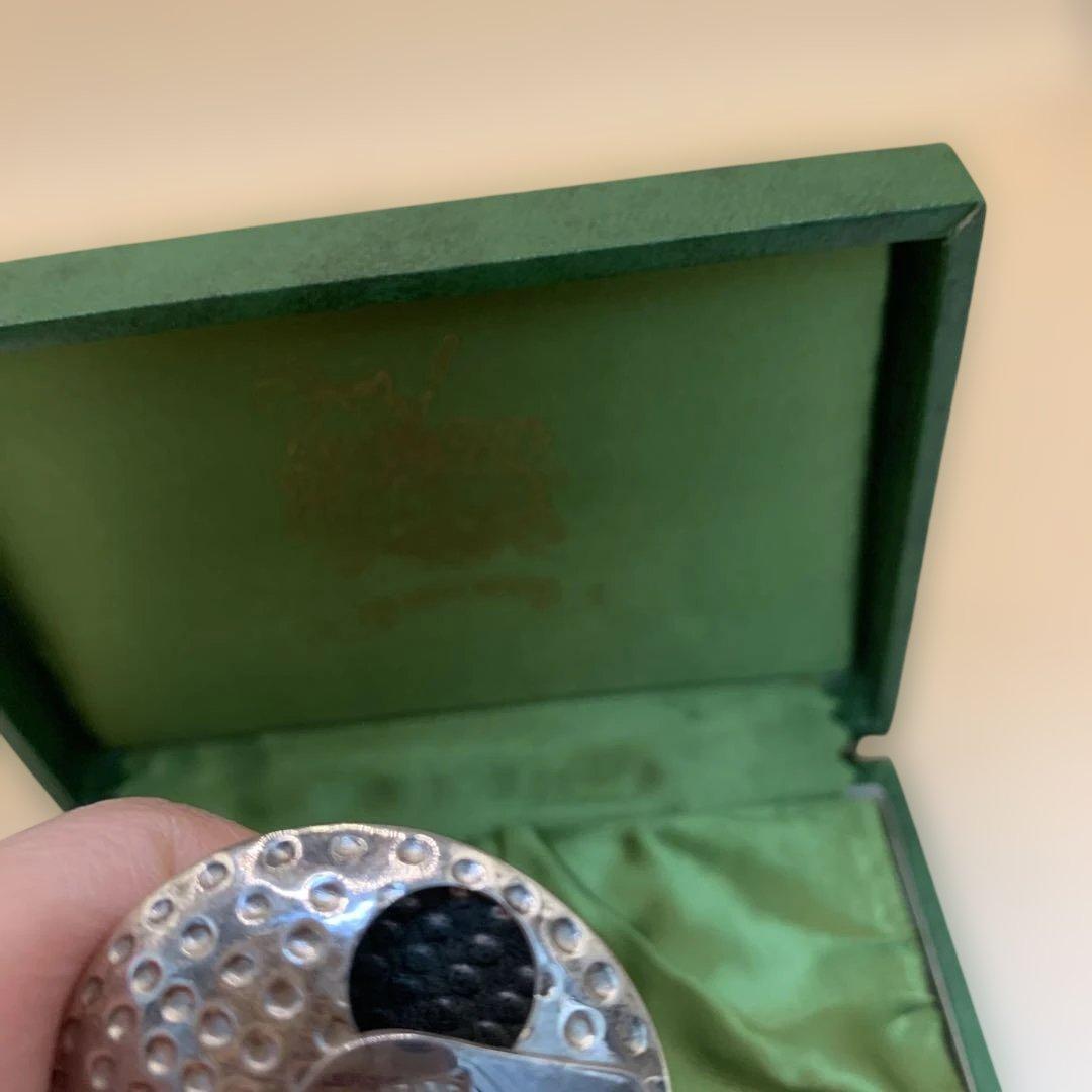 レア　仁丹ケース　925 silver ware当時物　昭和レトロ ビンテージ