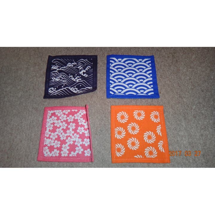 「非売品」ゆりかもめ駅文様コースター