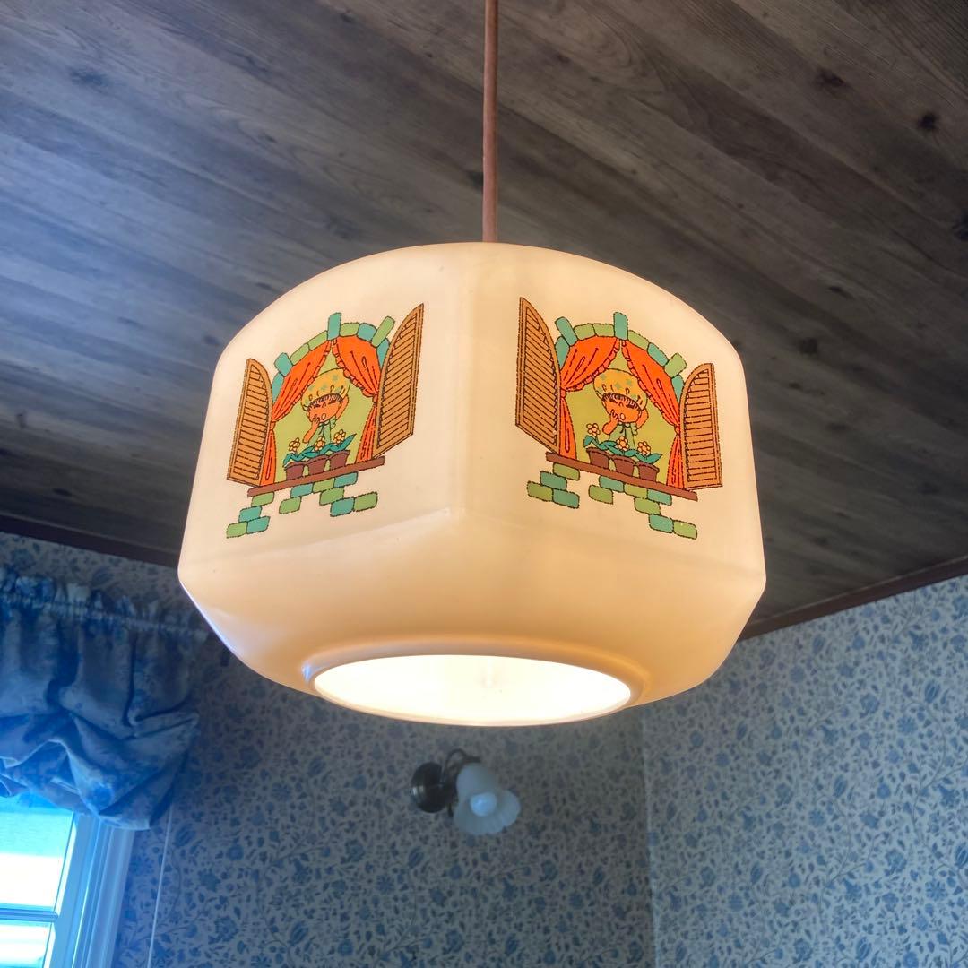 昭和レトロ　ペンダントライト　希少　ナショナル　レトロポップ