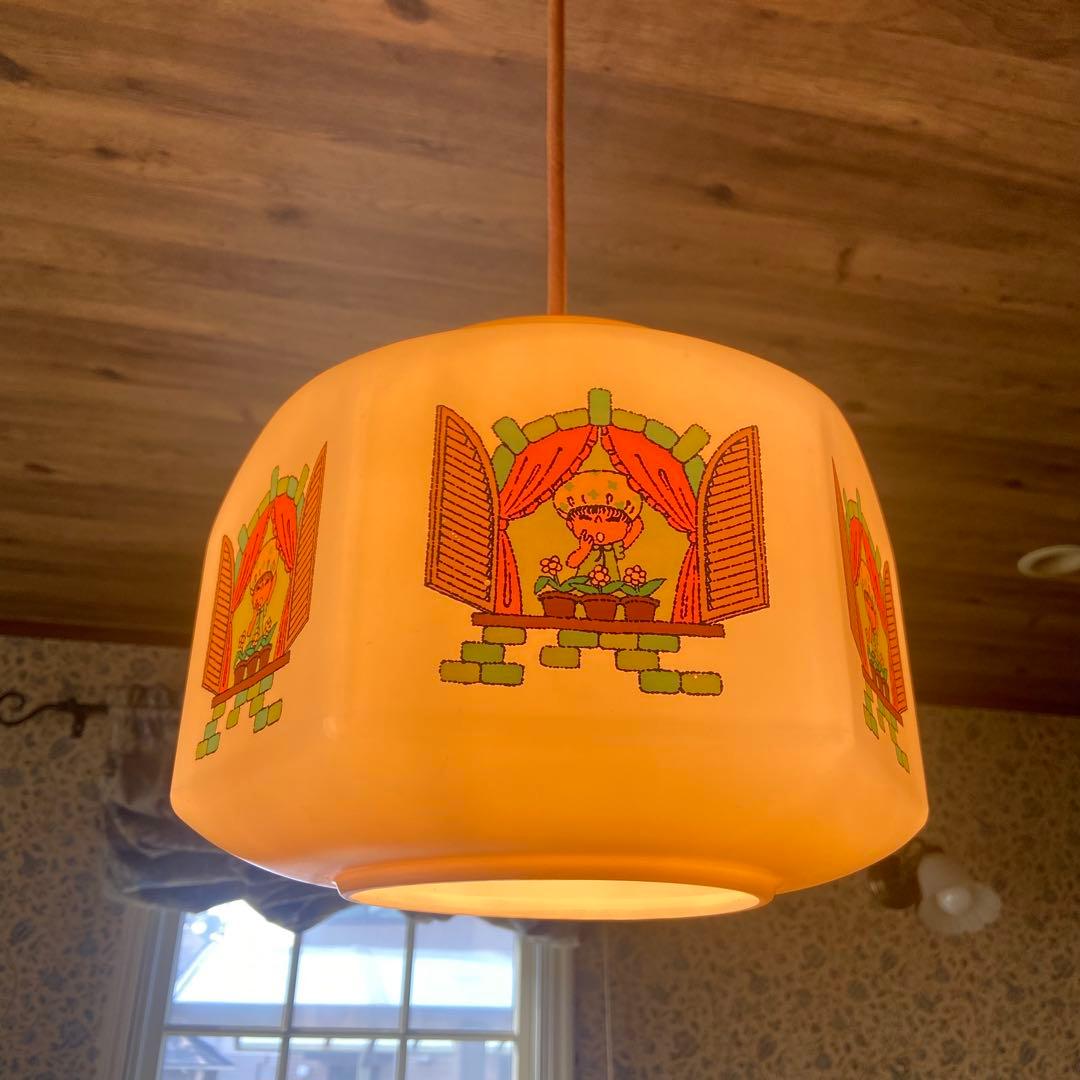 昭和レトロ　ペンダントライト　希少　ナショナル　レトロポップ