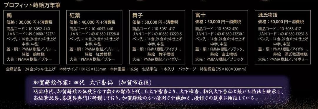 【廃盤品】セーラー万年筆 蒔絵 富士山 新品未使用 希少品
