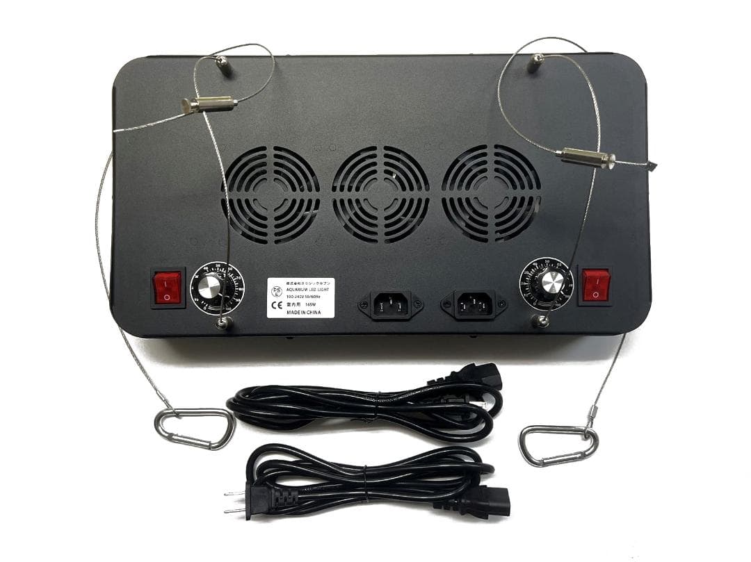 2台 珊瑚水槽LEDライト ブラックボックス PSE技術基準適合 プリズムレンズ