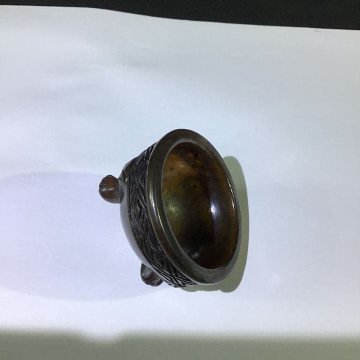 玉彫　三足　銀火屋　ミニ