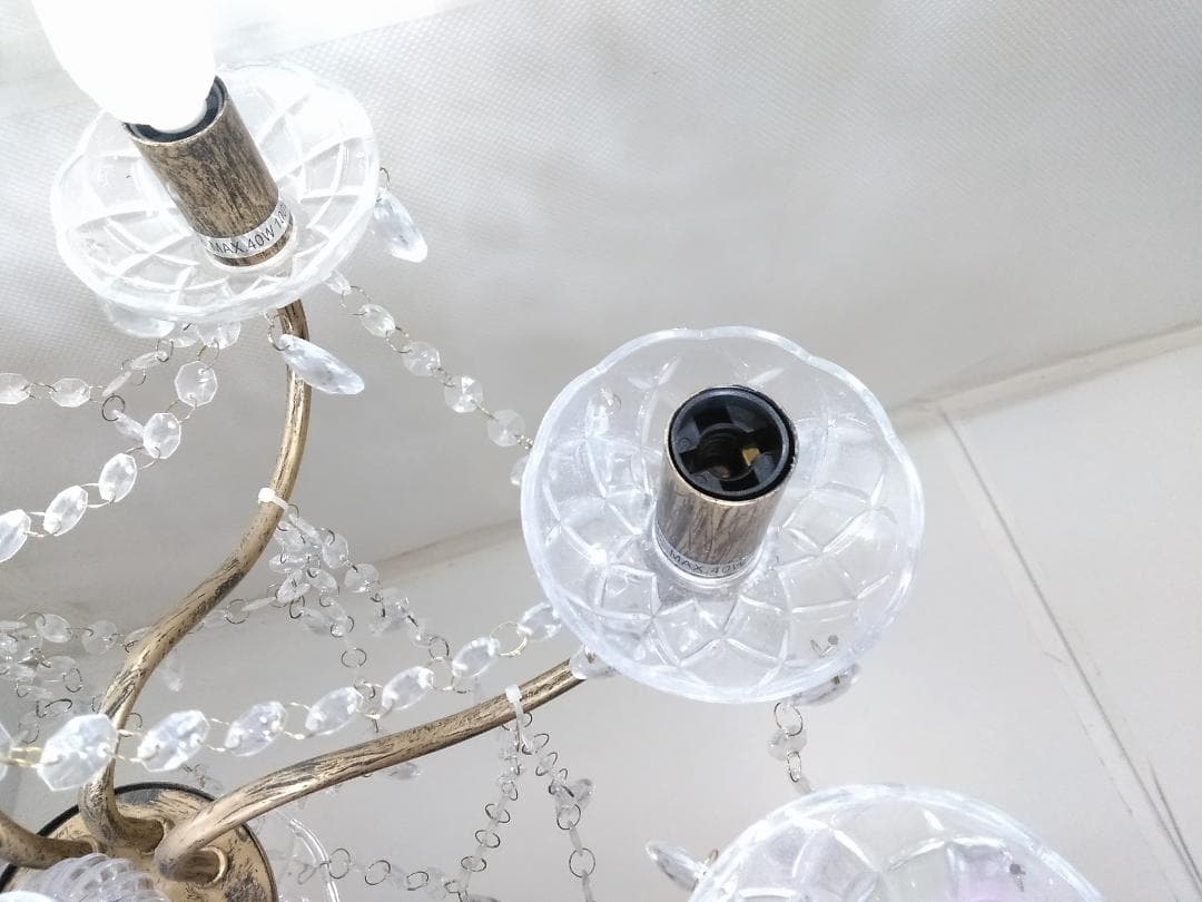 秋山貿易 ジュリエット LED 9灯 67B308887K シャンデリア ◇