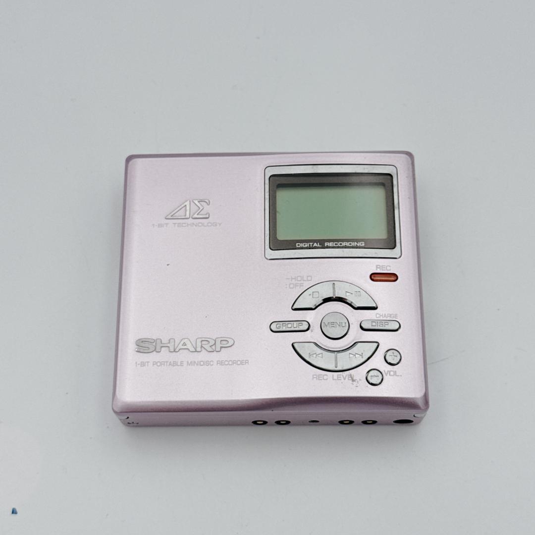 【概ね美品】SHARP MD-DR7-P MDレコーダー ポータブル