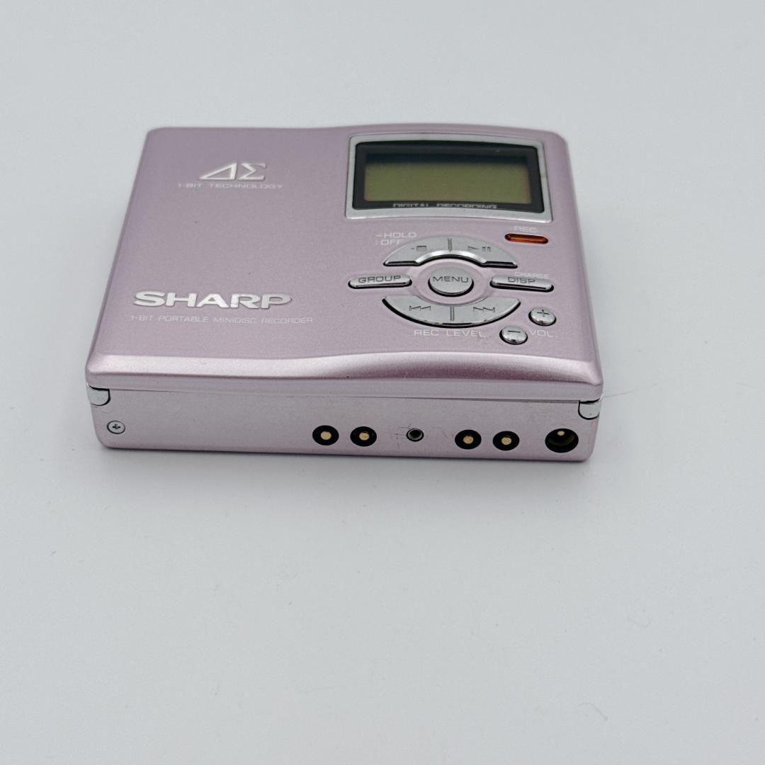 【概ね美品】SHARP MD-DR7-P MDレコーダー ポータブル