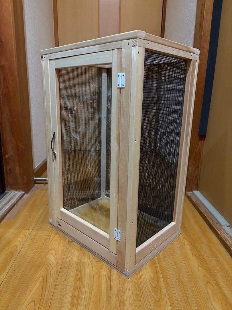 爬虫類ケージ　幅40×奥30×高60 カメレオン　ペット　ケージ　飼育　メッシュ