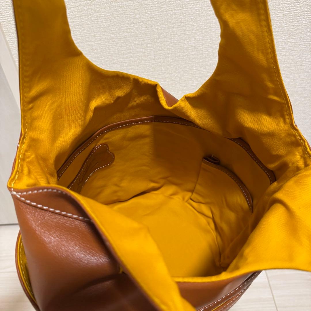 キタムラ 元町 セントバーナード ハンドバッグ レザー 本革 お散歩バッグ