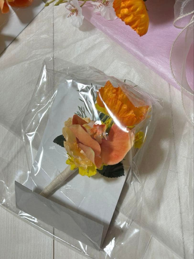 とうふ:ウェディングブーケ　アーティフィシャルフラワー