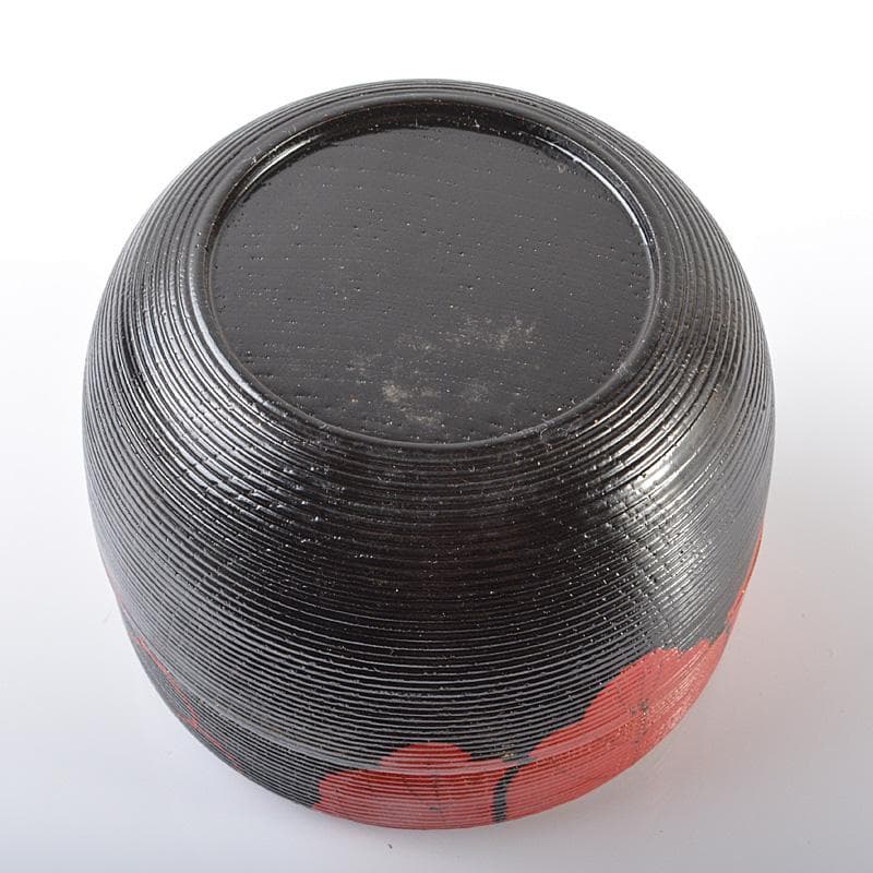 茶道具　越前塗　中林香雪　鵬雲斎好　寿輪　棗　共箱　C　R6130