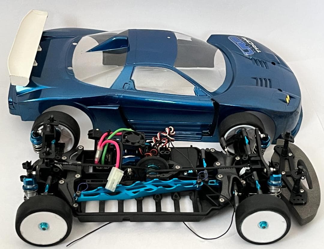 タミヤ 1/10 電動RC TA05 メカ付シャーシ NSXボディ付 組立完成品