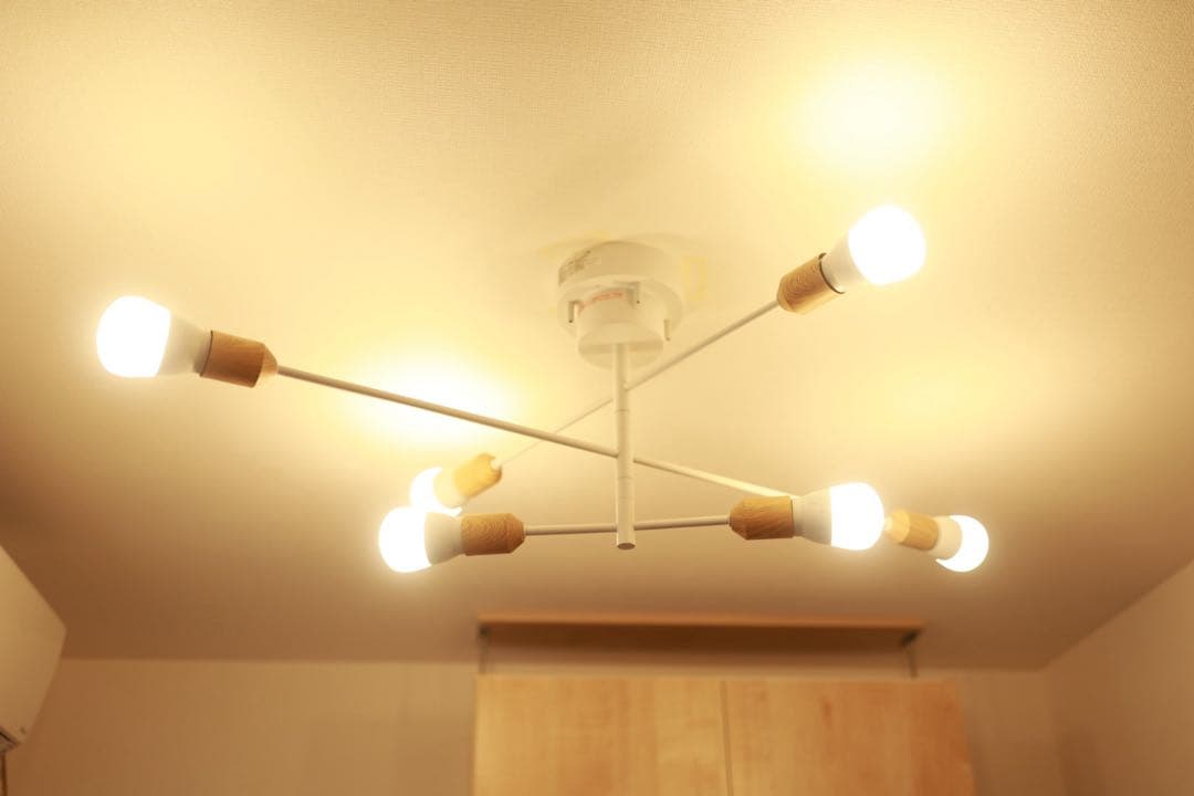 【ほぼ未使用】【今だけ割引】LED調光シーリングライト　即使用可　おしゃれ照明