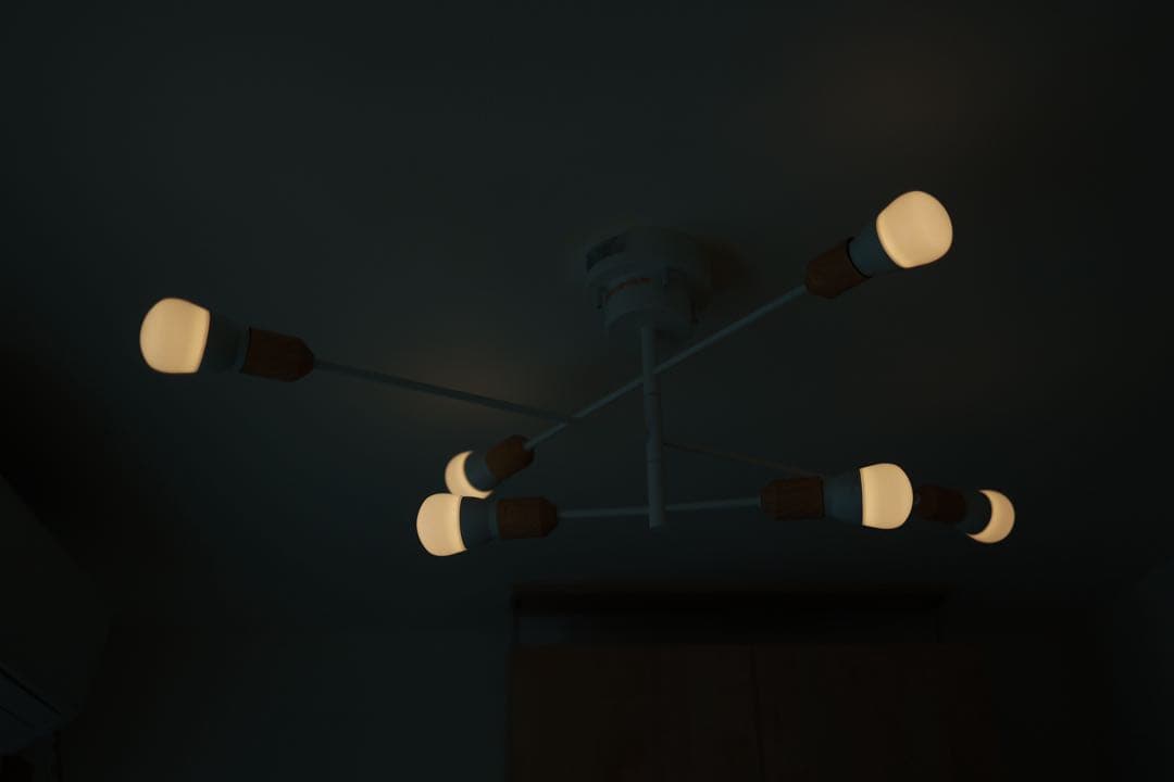 【ほぼ未使用】【今だけ割引】LED調光シーリングライト　即使用可　おしゃれ照明