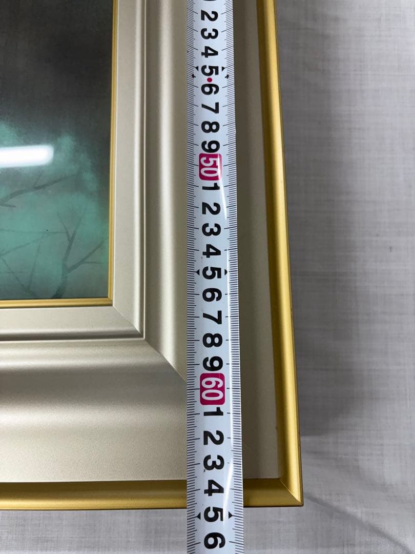 「醍醐の桜」　佐藤隆良　絵画　日本画　風景画　額装　共シール　箱袋有り