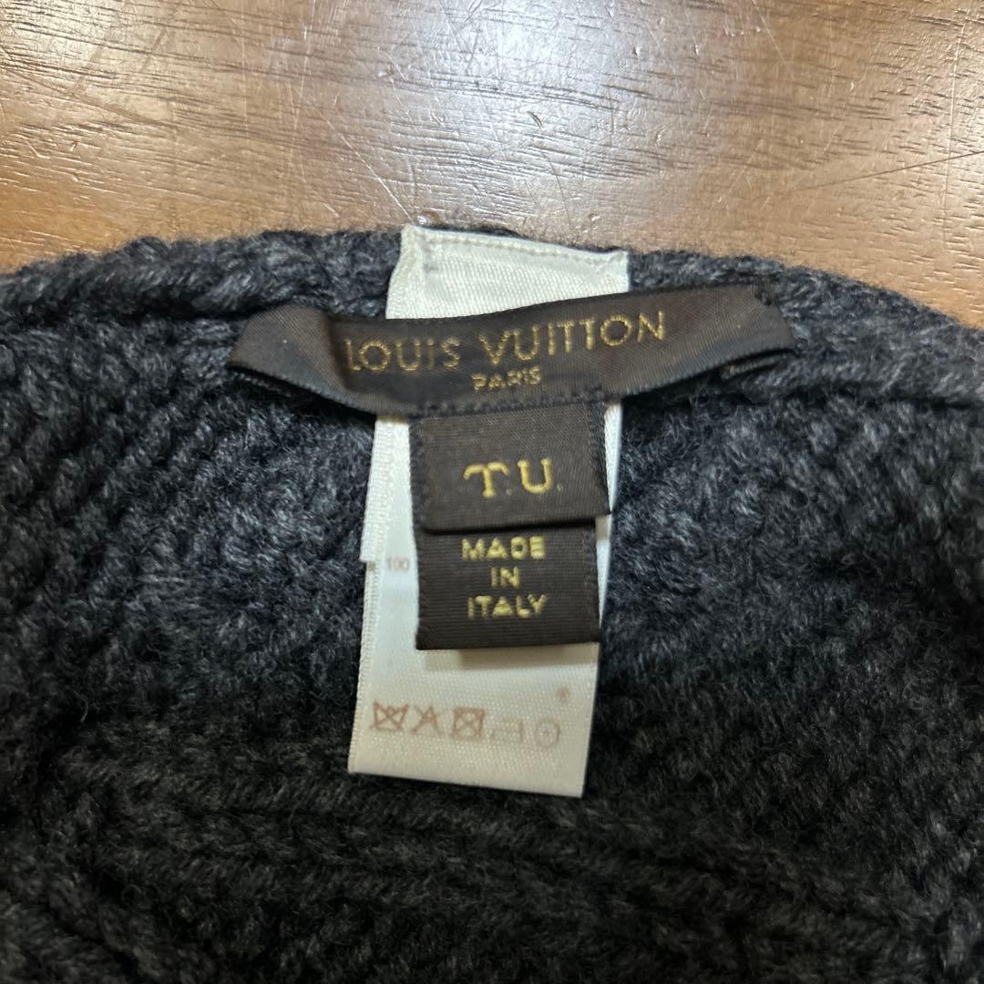 LOUIS VUITTON ニット帽 グレー