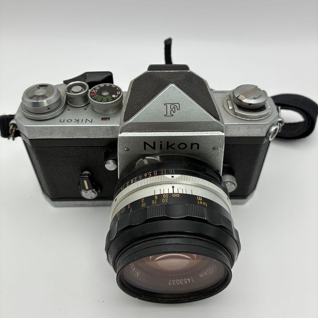 Nikon F シルバー フィルム一眼レフカメラ ジャンク