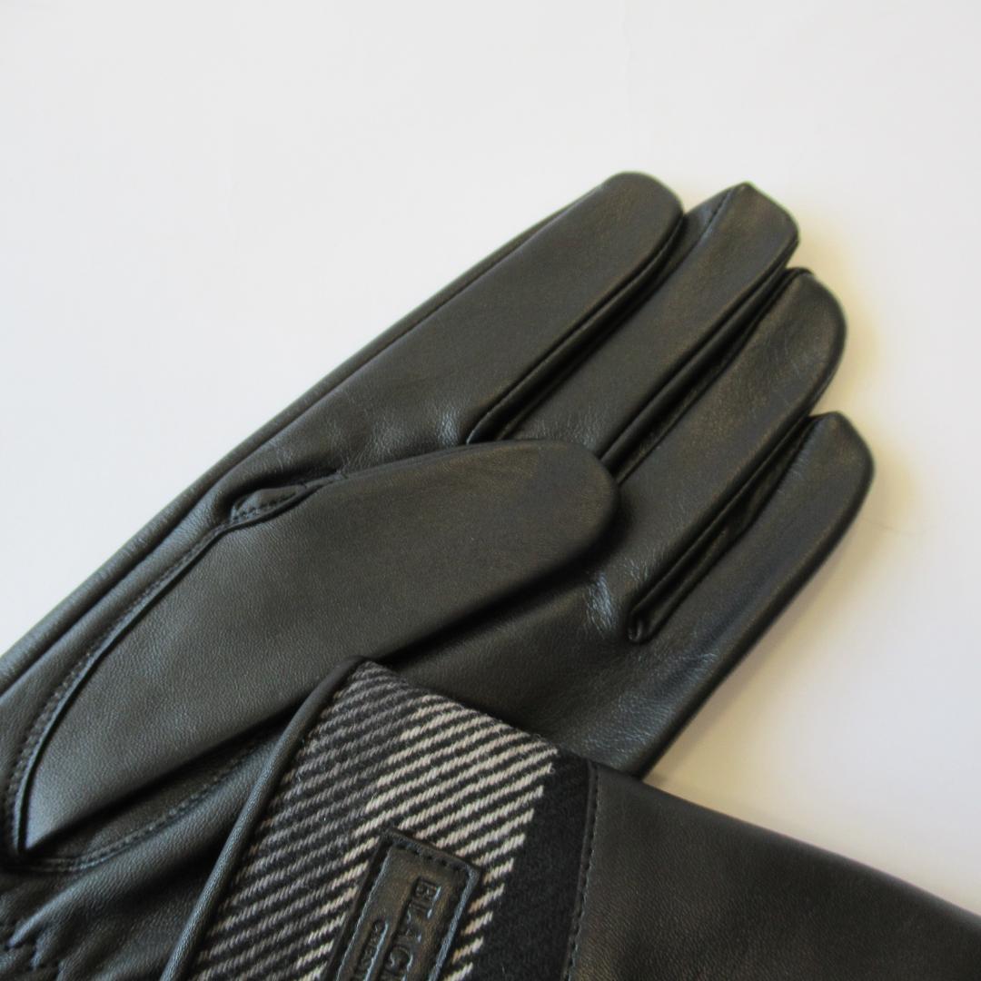 ブラックレーベルクレストブリッジ新品ブラック パーシャル グローブ / 手袋