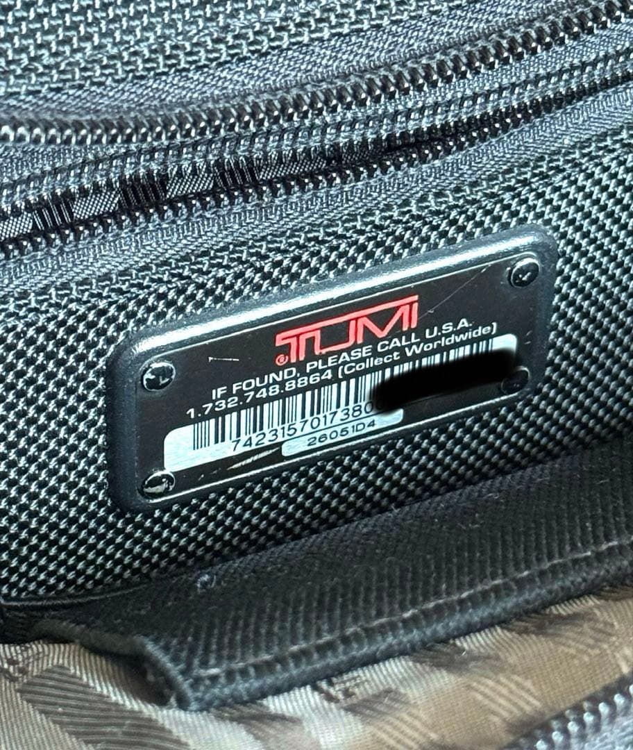 赤ロゴ TUMI トゥミ ビジネスバッグ ブラック 正規品