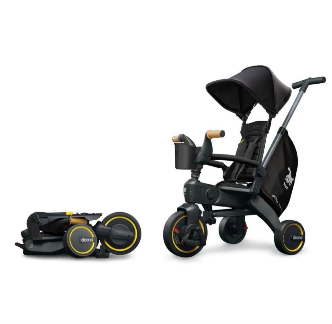 doona. Liki Trike リキトライク　黒　黄色