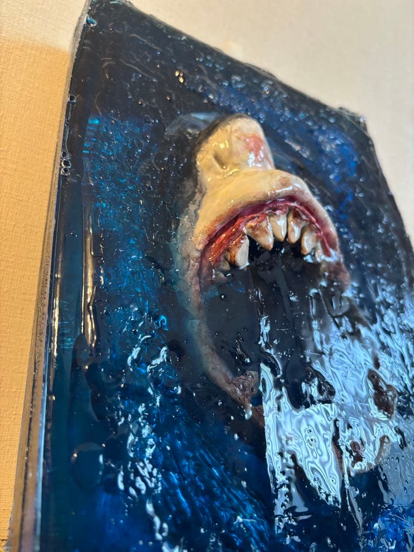 サメの口 立体レジンアート作品（YouTube:ラリティア）で制作過程観れます