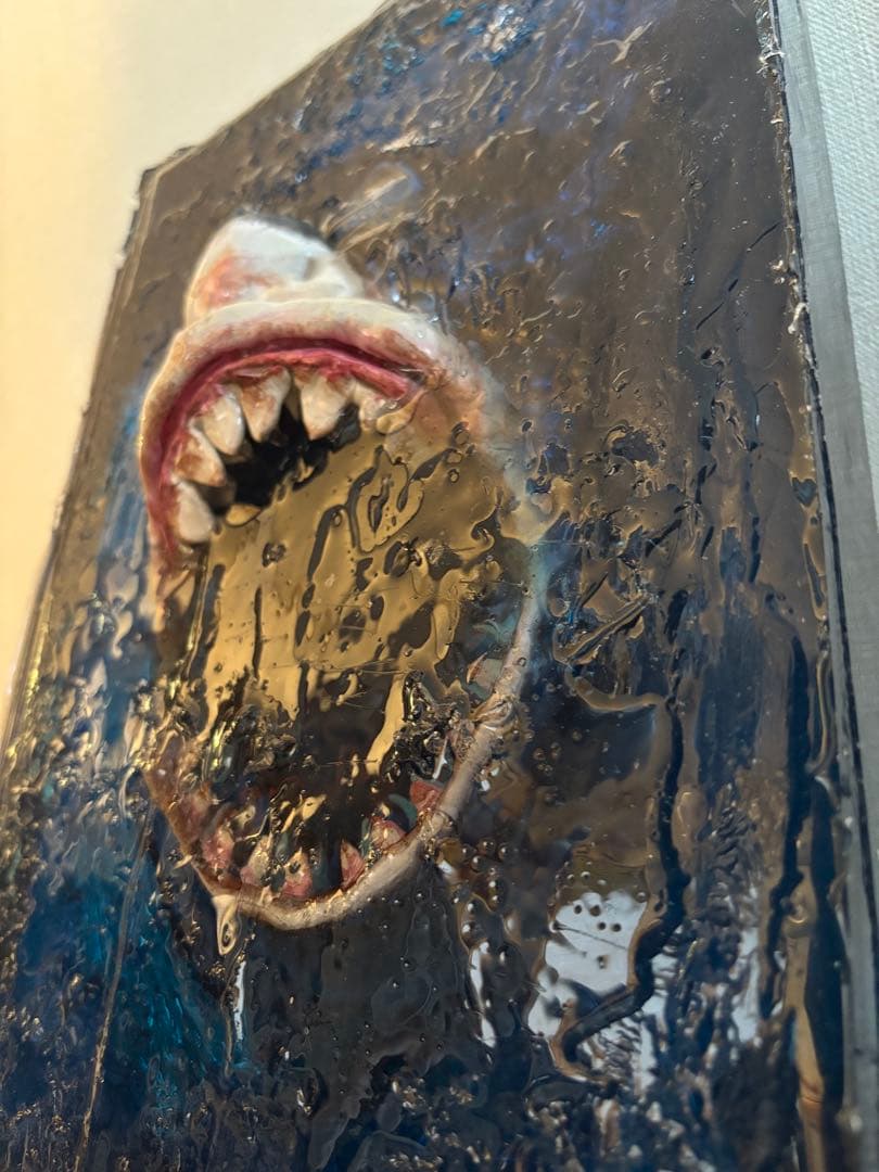 サメの口 立体レジンアート作品（YouTube:ラリティア）で制作過程観れます