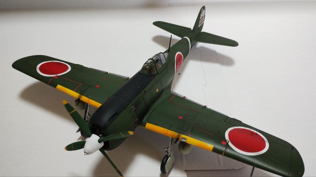 プラモデル完成機　1/48　中島　四式戦闘機　疾風