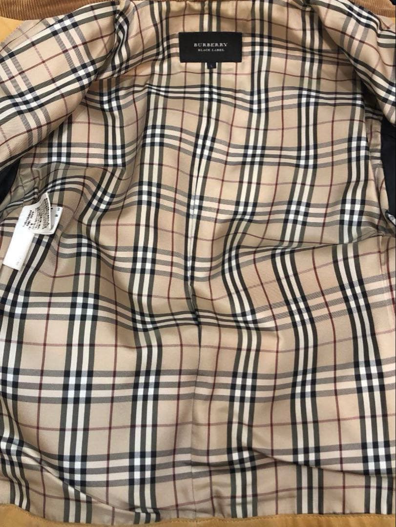 バーバリー　ブラックレーベル　革ジャン　ライダース　サイズL