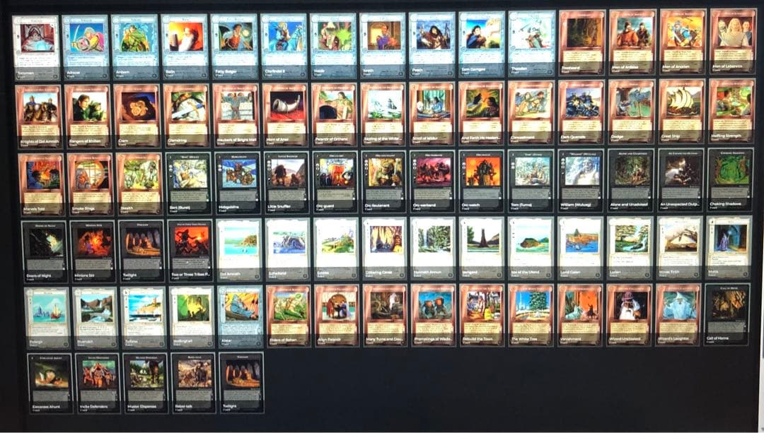 ミドルアース　カード　チャレンジデッキA ccg 指輪物語　希少