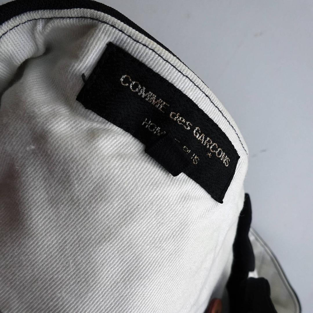 2016コムデギャルソンオムプリュスクロップドパンツ縮絨柄 ハトメスタッズXS